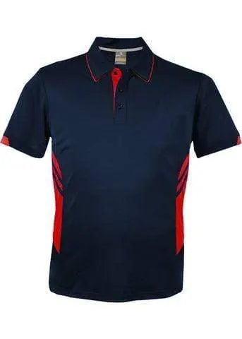 Aussie Pacific Tasman Kids Polo Shirt 3311 Casual Wear Aussie Pacific Navy/Red 6
